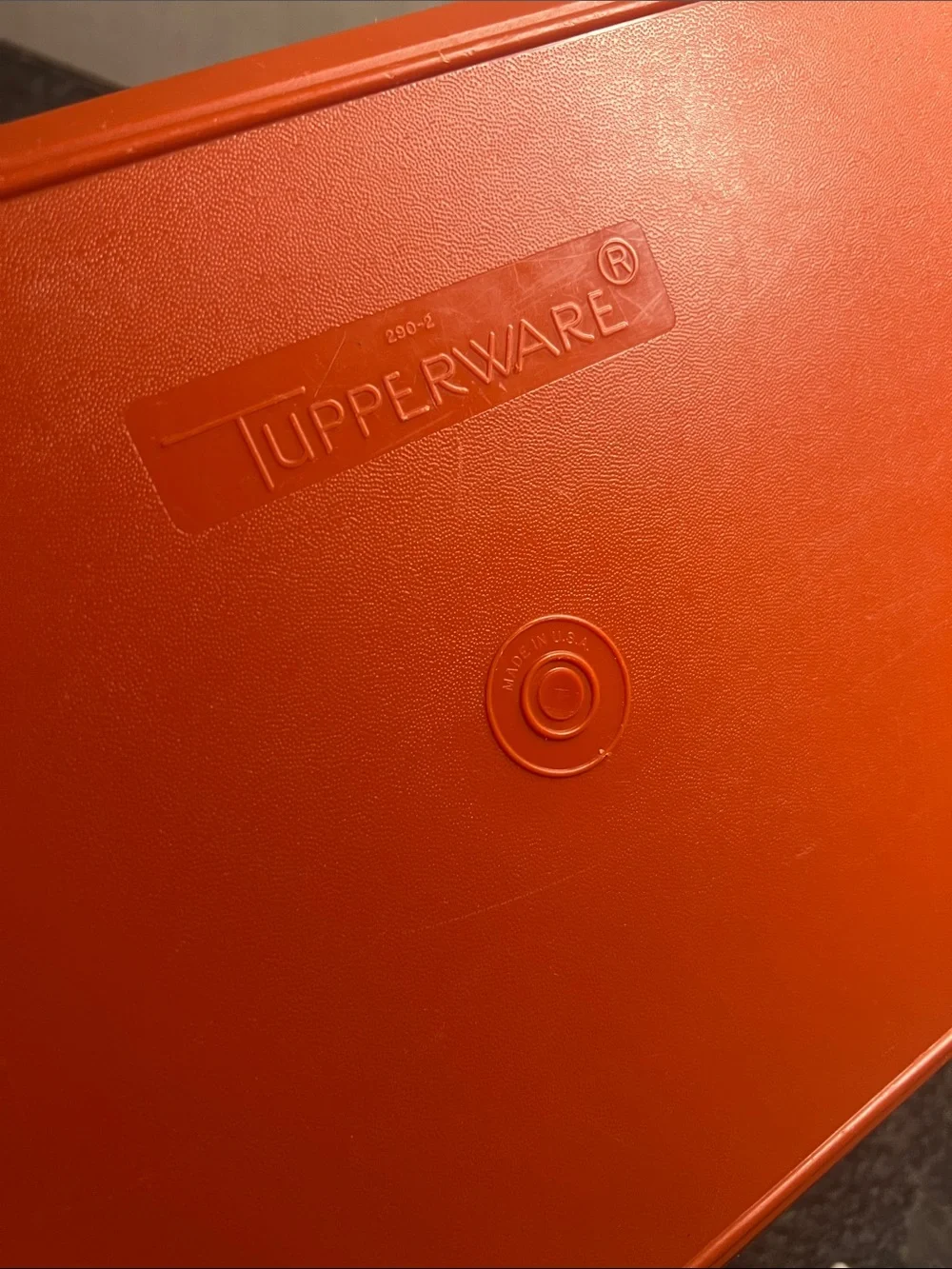 Tupperware white vintage